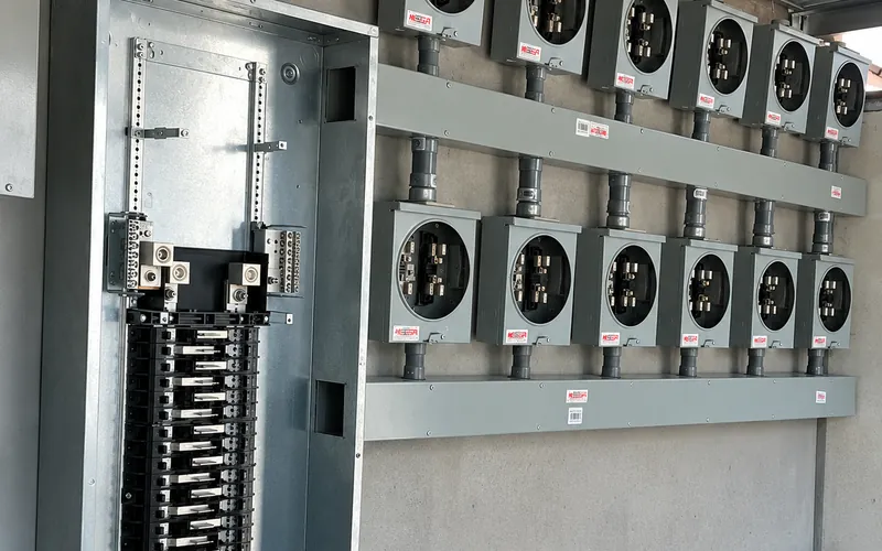 Tablero de medición y distribución eléctrica