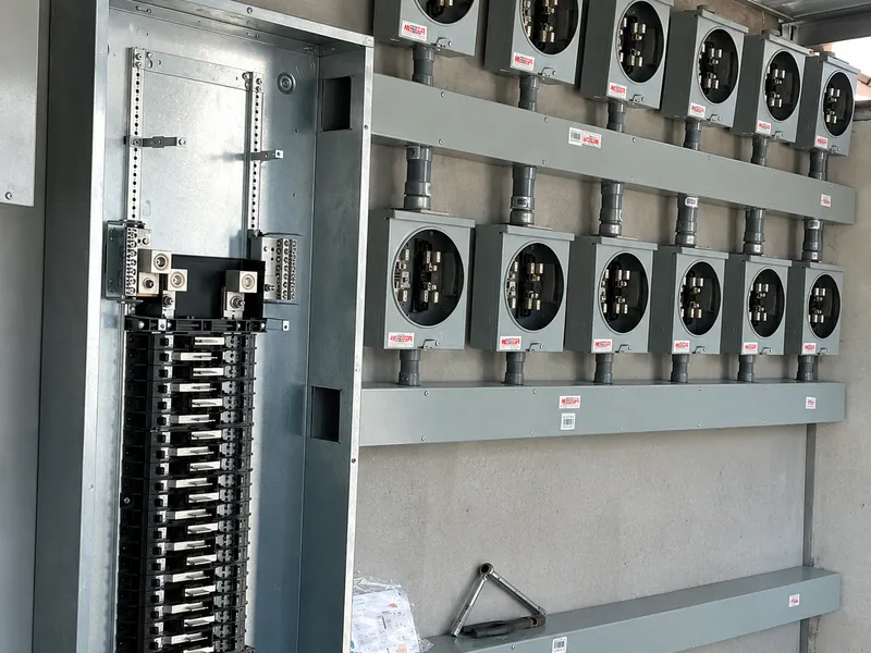 Tablero de medición y distribución eléctrica